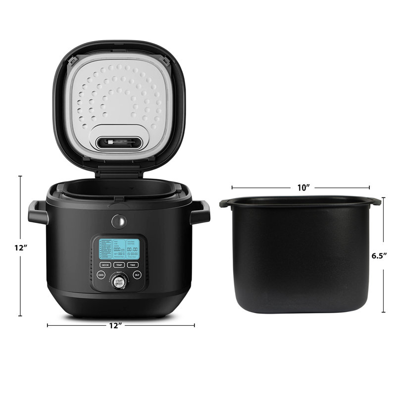 HOMECOOKIN Magnifique 6 Quart Multi Slow Cooker With Two Temperature